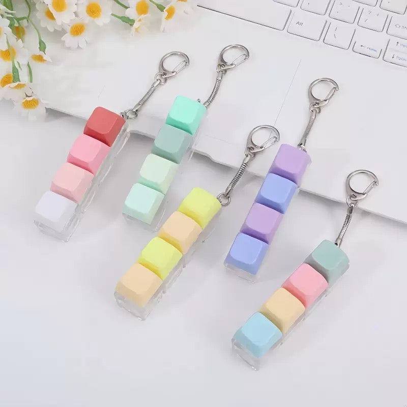 Pocket Clicks Four-Key Fidget Keychain