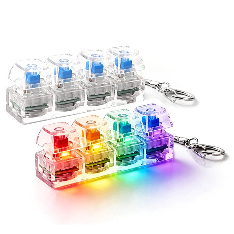 Pocket Clicks Four-Key Fidget Keychain