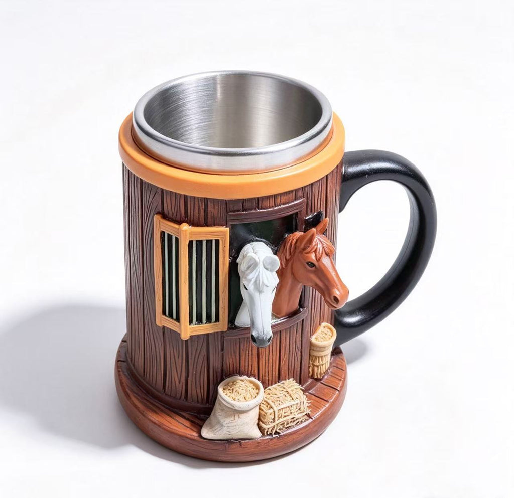Unique Farm Horse Mug