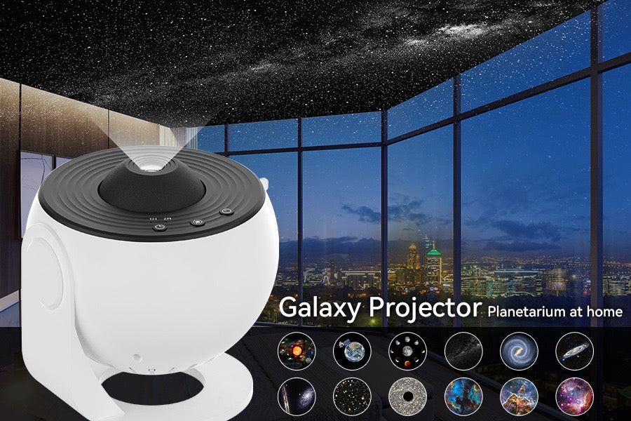 Star Projector, 13Cosmic Scenes Galaxy Projector for Bedroom，USB