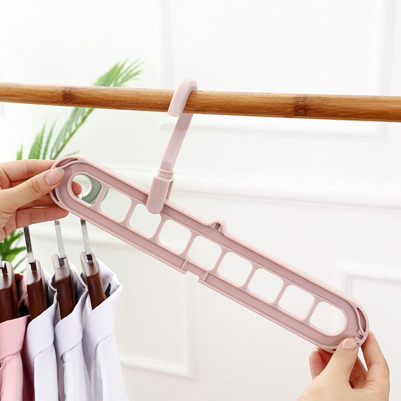 9-in-1 Smart Clothes Hanger | Multifunctional Folding Hanger for Closet Organization