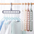 9-in-1 Smart Clothes Hanger | Multifunctional Folding Hanger for Closet Organization