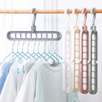 9-in-1 Smart Clothes Hanger | Multifunctional Folding Hanger for Closet Organization