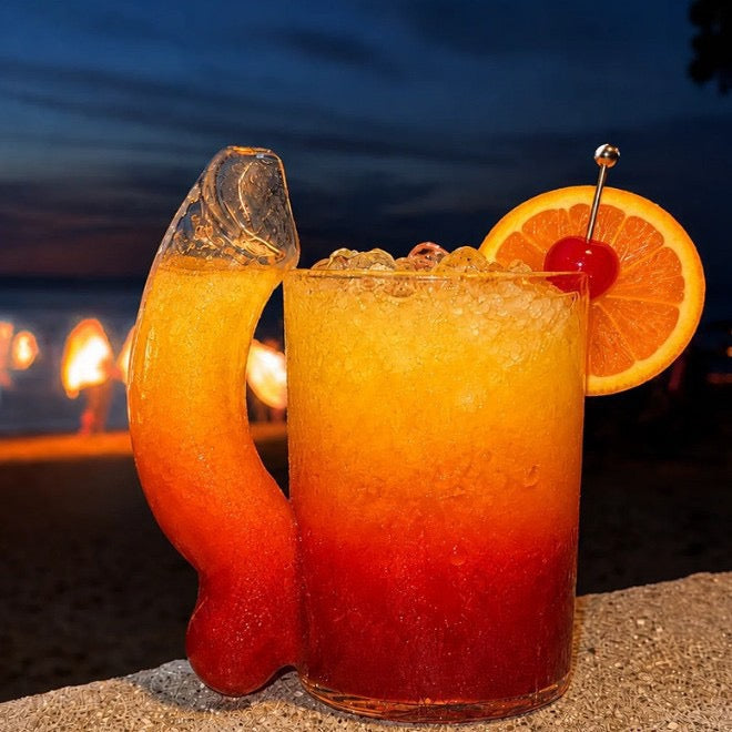 Fun D-Cup Shaped Glass Cocktail Glass