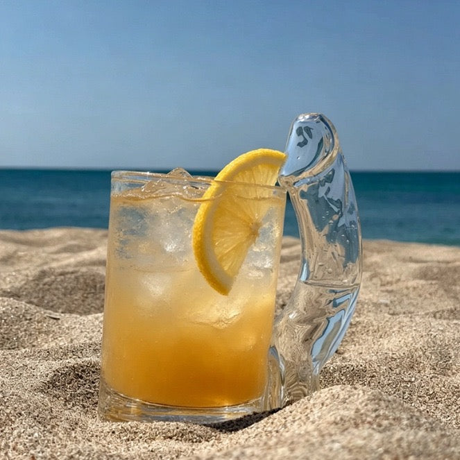 Fun D-Cup Shaped Glass Cocktail Glass