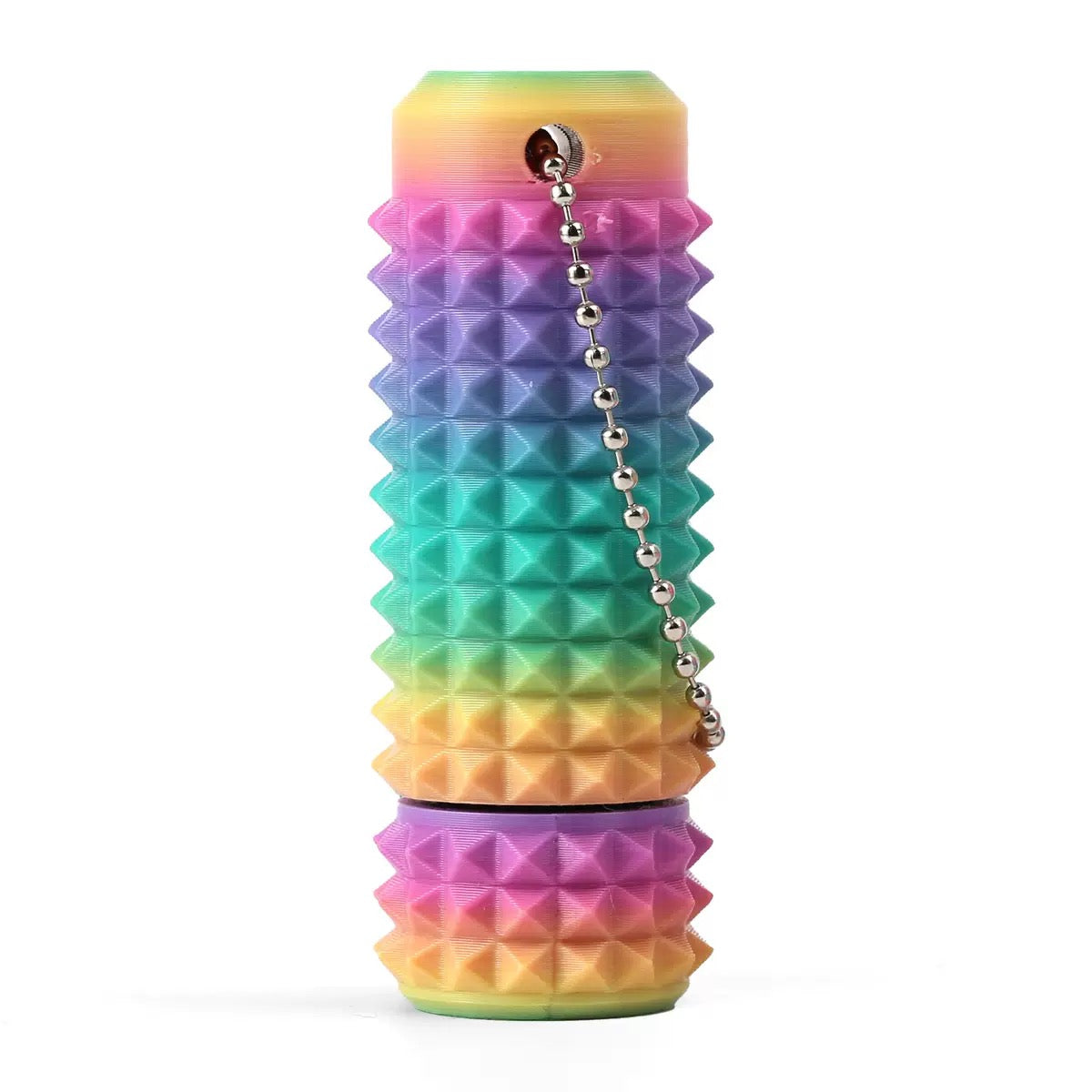 Textured Rotating 3D‑Printed Fidget Toy | Solid Color Stress Relief Stim Toy