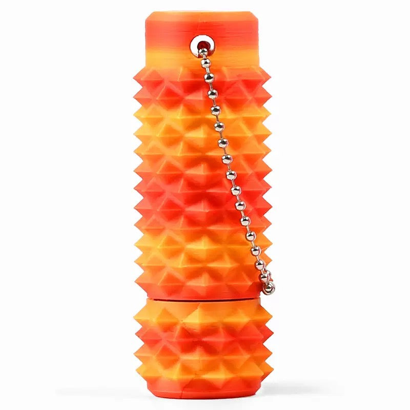 Textured Rotating 3D‑Printed Fidget Toy | Solid Color Stress Relief Stim Toy