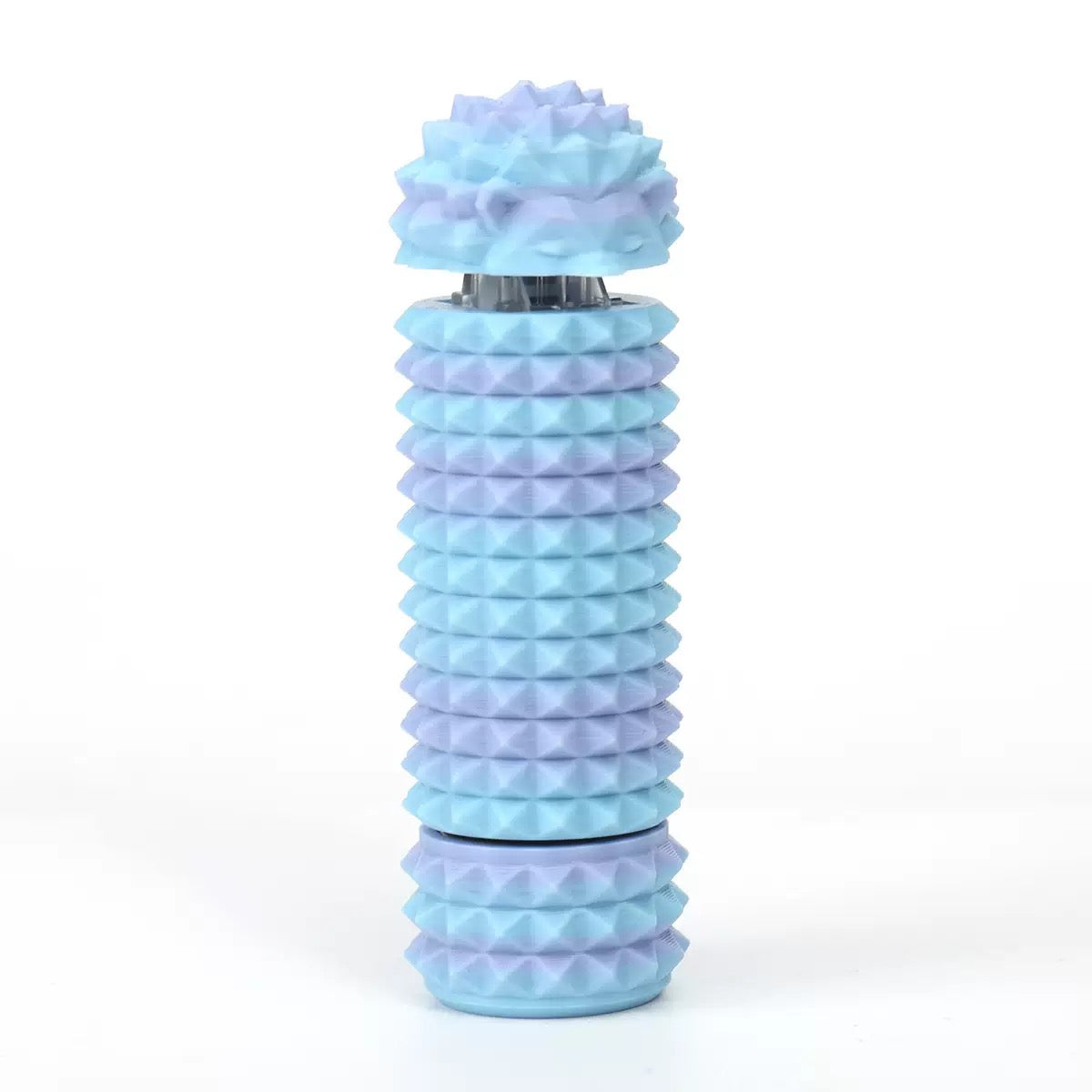 Hedge‑Top Dual‑Function 3D‑Printed Fidget Toy｜Pressable & Rotatable Two‑Ended Sensory Stim Toy