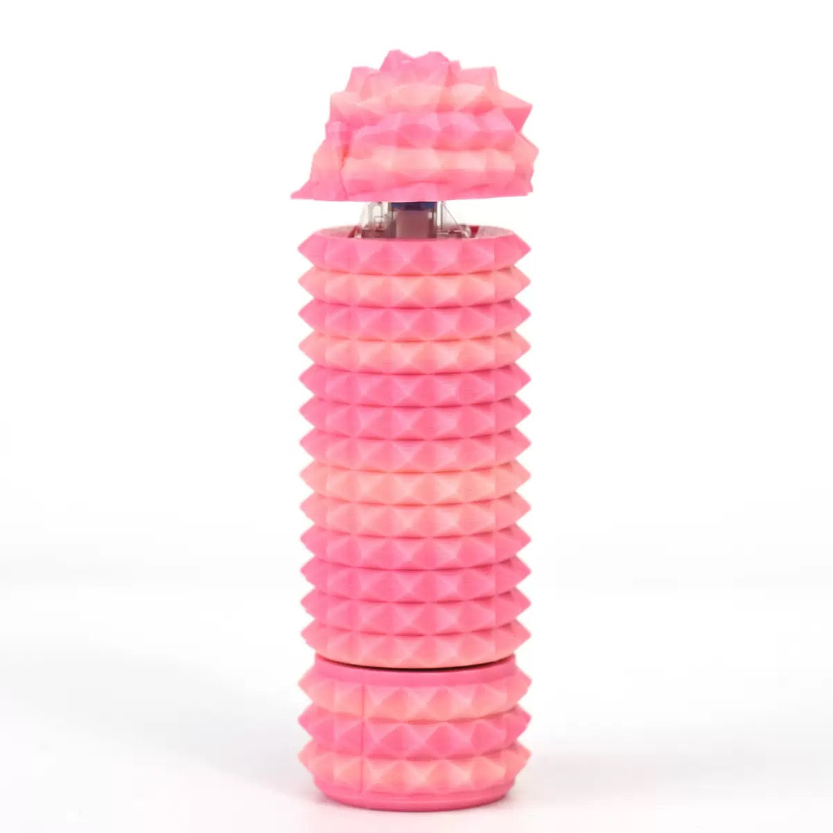Hedge‑Top Dual‑Function 3D‑Printed Fidget Toy｜Pressable & Rotatable Two‑Ended Sensory Stim Toy