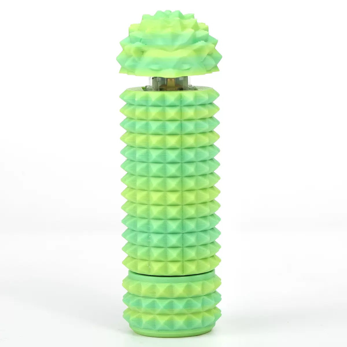 Hedge‑Top Dual‑Function 3D‑Printed Fidget Toy｜Pressable & Rotatable Two‑Ended Sensory Stim Toy