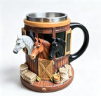 Unique Farm Horse Mug